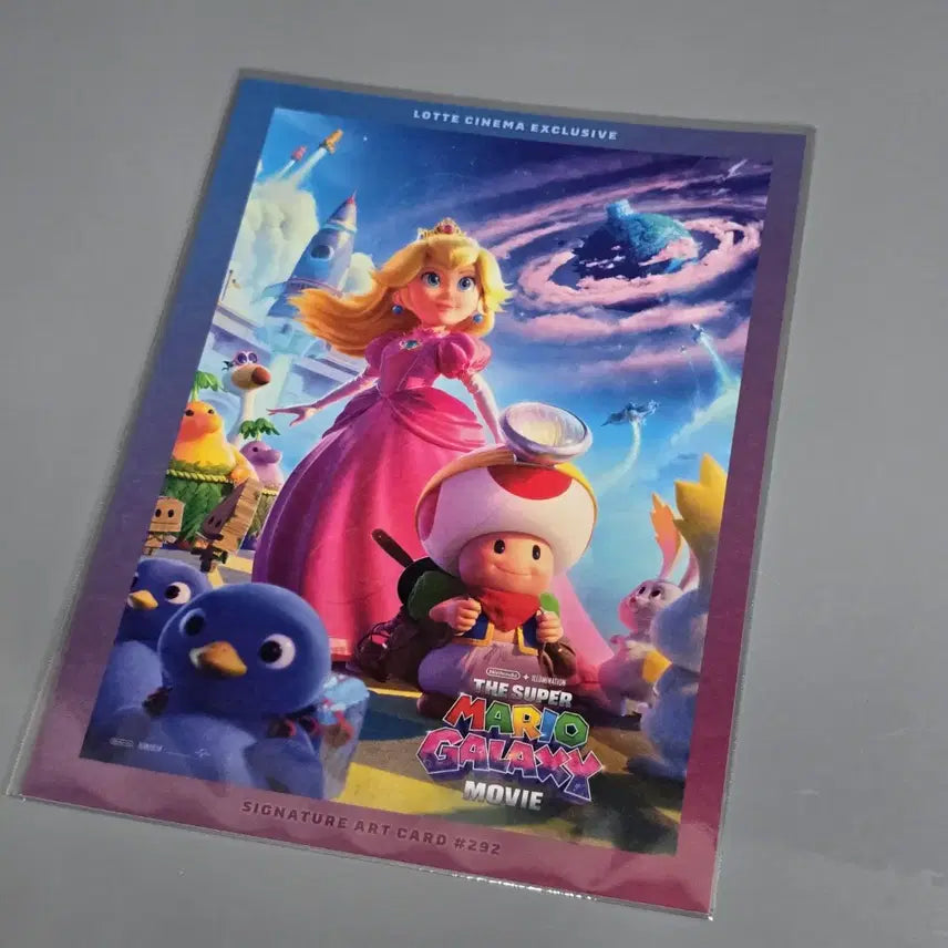 [BUNJANG] Super Mario Galaxy Art Card / 슈퍼 마리오 갤럭시 아트카드