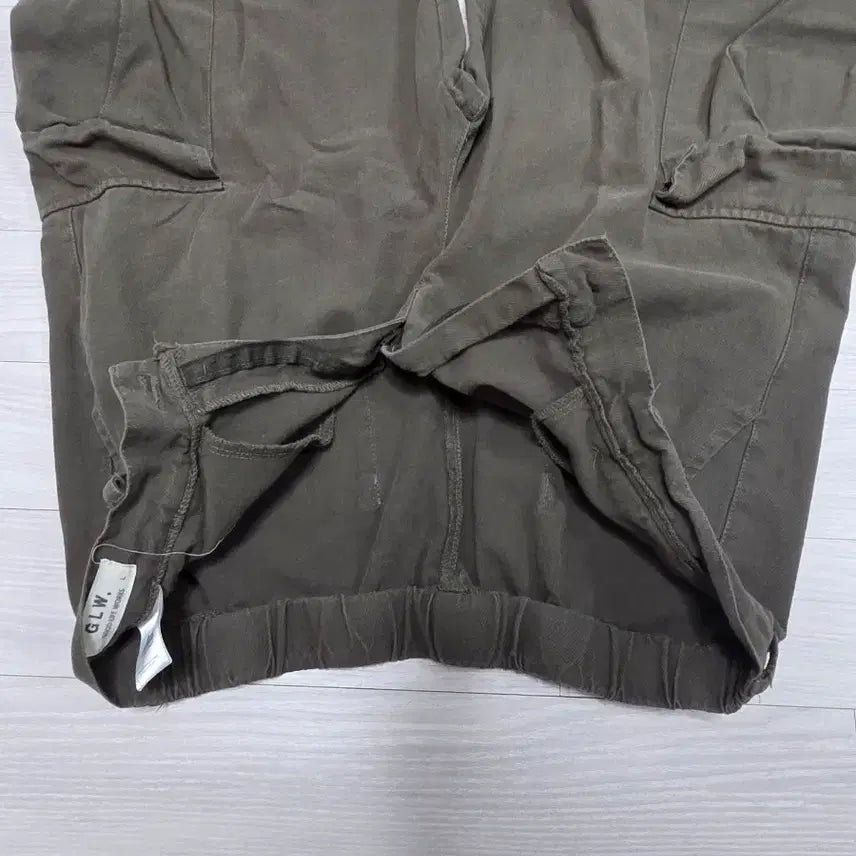 [BUNJANG] Goodlife Works Wide Big Pocket Bending Cargo Pants Khaki L / 굿라이프웍스와이드 빅포켓 밴딩 카고 팬츠 카키 L 라지