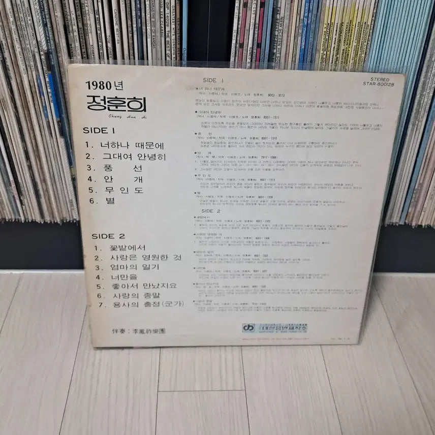 [BUNJANG] Jeong Hun Hee 1980 Flower Garden LP / LP..정훈희(1980년)꽃밭에서