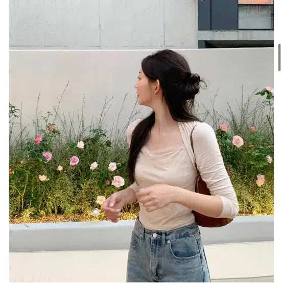 [BUNJANG] Zaenio Anne Bolero Long Sleeve / 제니오 안느 볼레로 롱슬리브 zaenio anne bolero