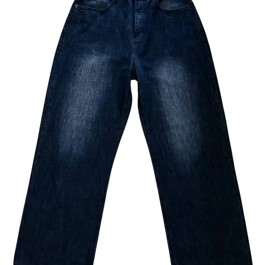 [BUNJANG] Begin202 Wide Semi-Flare Denim Pants - Brushed Black / [2] 비긴202 와이드 세미 플레어 데님 팬츠 브러쉬드 블랙