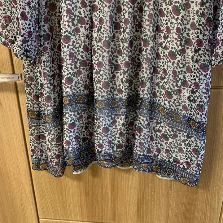 [BUNJANG] Kim Ah-hop Vintage Ethnic Floral Pattern Dress / 빈티지하구미원피스 빈티지원피스 빈티지에스닉원피스 김아홉