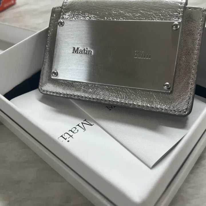 [BUNJANG] Matinkim Silver Card Holder / 마뗑킴 카드지갑 실버