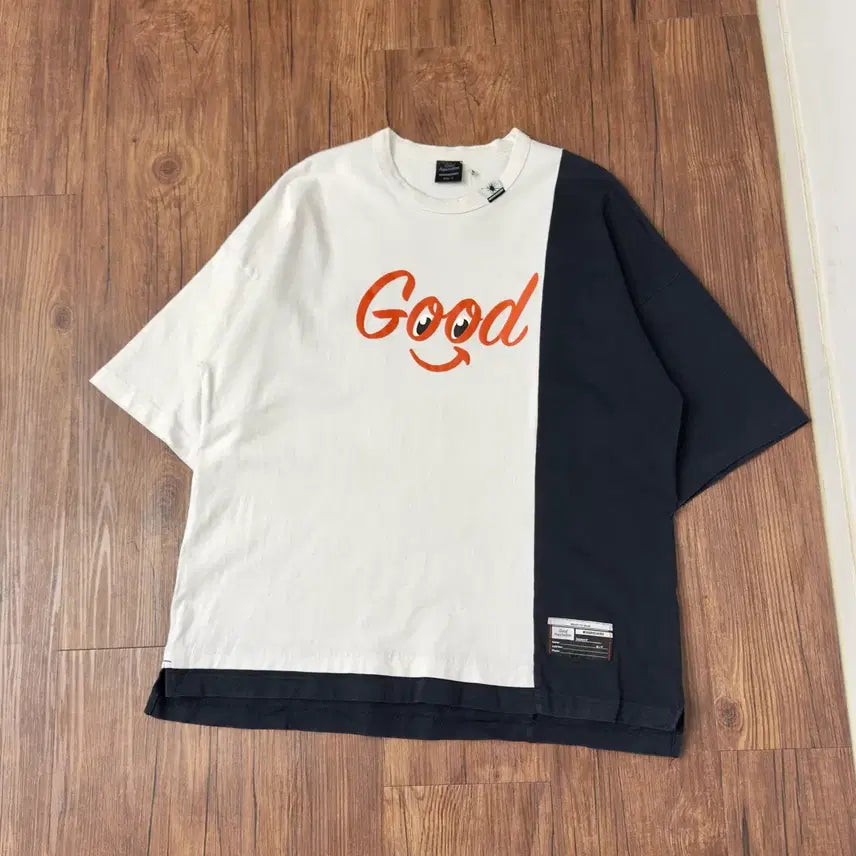 [BUNJANG] Mihara Yasuhiro x GU Layered Short Sleeve T-Shirt / 미하라야스히로 X Gu Good 레이어드 반팔티셔츠