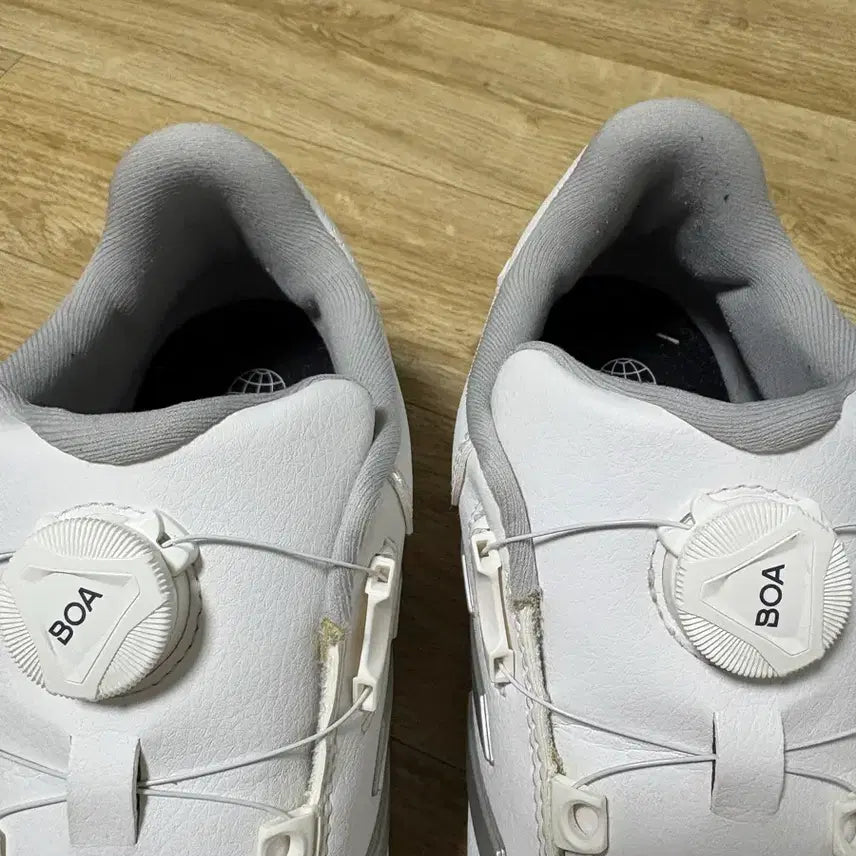 [BUNJANG] Adidas Golf Lightweight Boa Golf Shoes - White, 275mm / 아디다스 골프 라이트 맥스 보아 흰색 275mm BOA
