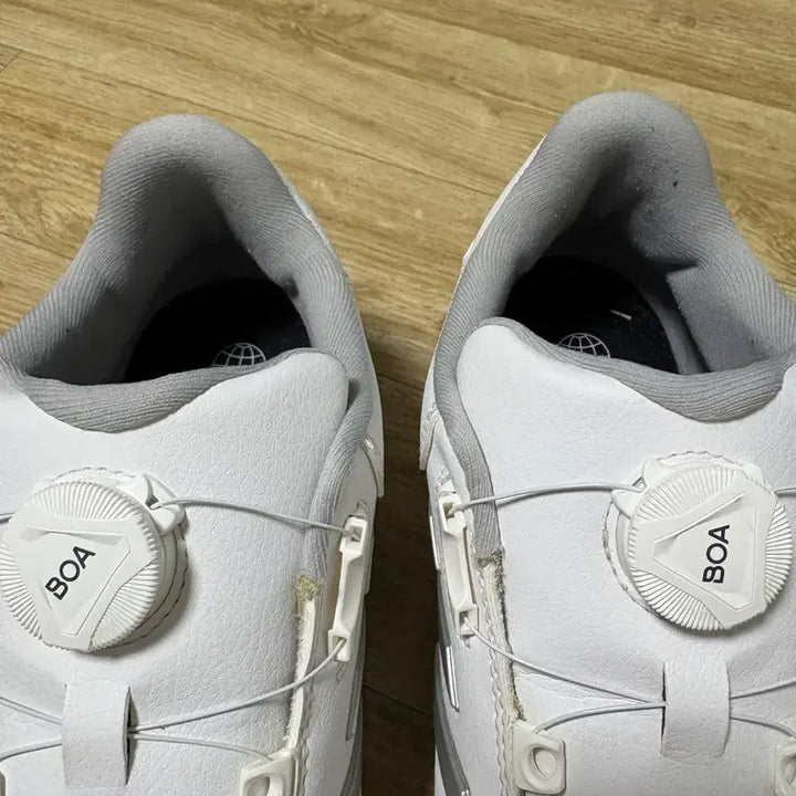 [BUNJANG] Adidas Golf Lightweight Boa Golf Shoes - White, 275mm / 아디다스 골프 라이트 맥스 보아 흰색 275mm BOA