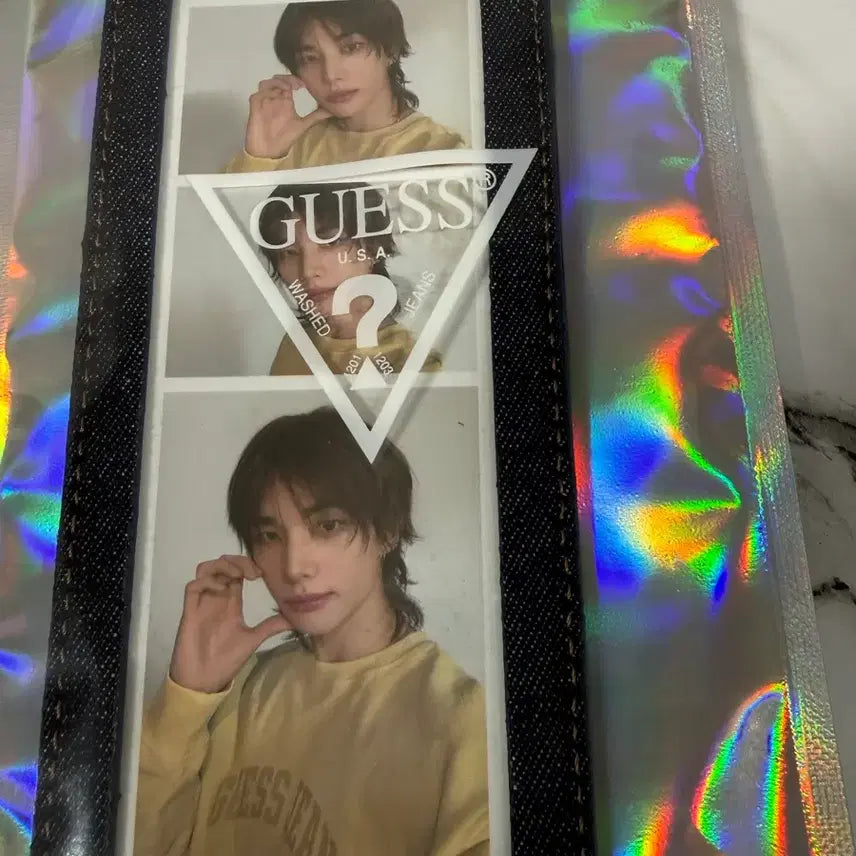 [BUNJANG] Guess Hyunjin Keychain Stray Kids Sealed / 게스 현진 키링 미개봉 스트레이키즈
