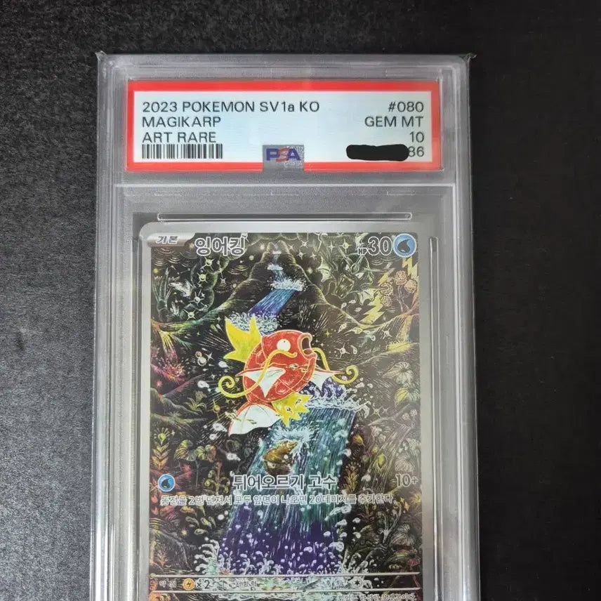 [BUNJANG] Magikarp AR PSA 10 Graded Trading Card / 포켓몬카드 잉어킹 ar psa10