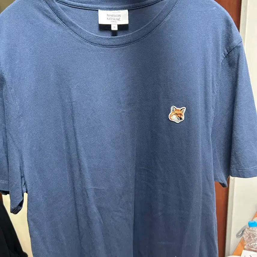[BUNJANG] Maison Kitsuné Fox Head T-Shirt Ink Blue XL / 메종키츠네 폭스헤드 잉크블루 반팔