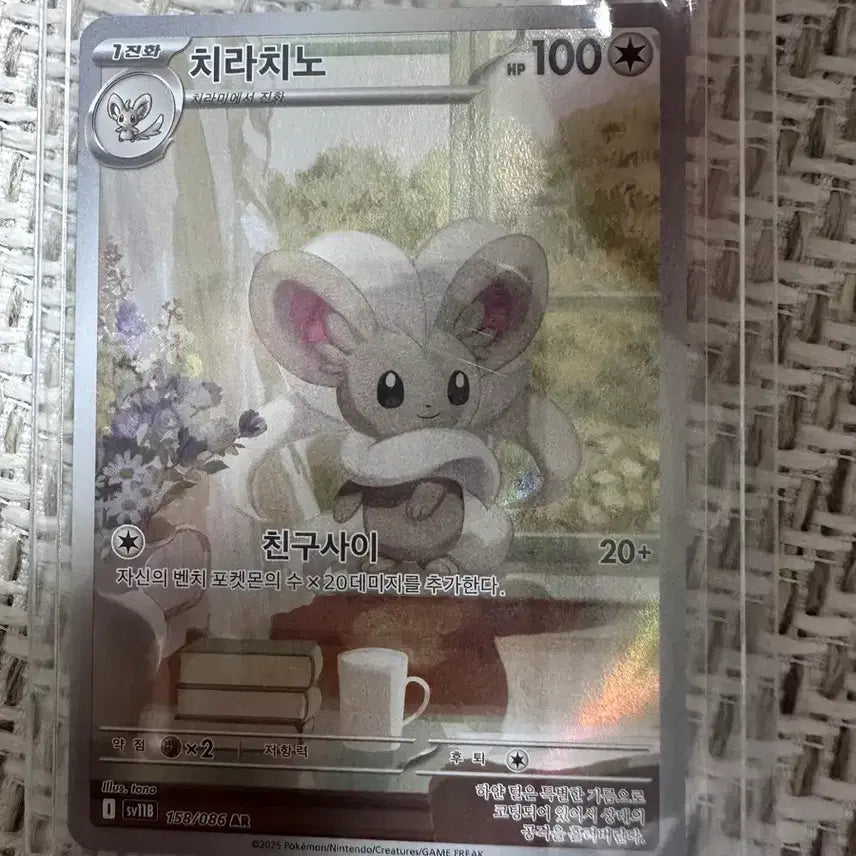 [SOLD OUT] 포켓몬 치라치노 AR 카드
