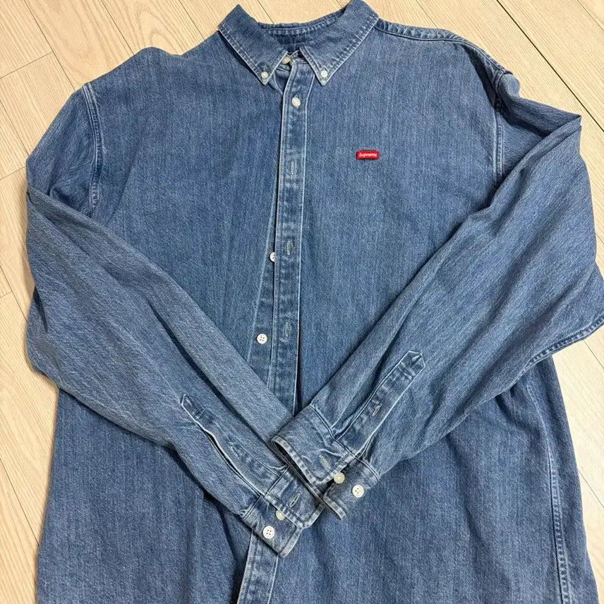 [BUNJANG] Supreme 23FW Denim Shirt L / 슈프림 23fw 데님셔츠 L