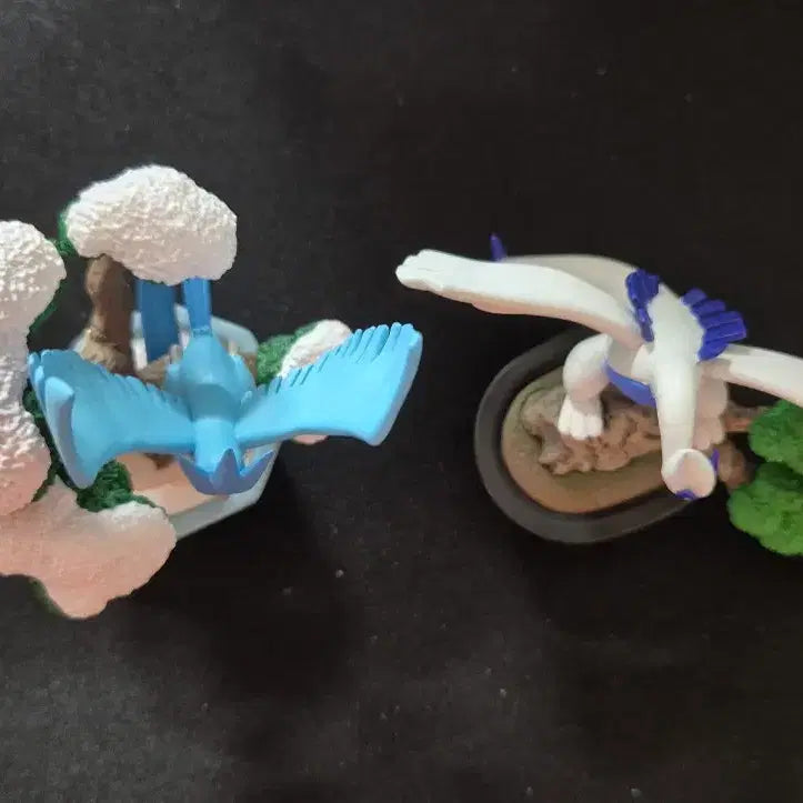 [BUNJANG] Pokemon Lugia/Ho-Oh Wooden Bonsai Figures Bundle Set / 포켓몬 루기아/칠색조 나무 분재 피규어 일괄판매