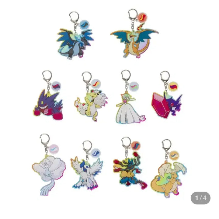 [BUNJANG] Pokemon Re-Ment Swing Vignette Mega Charizard + Acrylic Keyring Set / 포켓몬 리멘트 스윙비네트 메가리자몽+아크릴 키링 세트