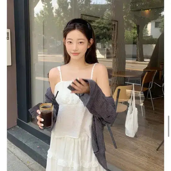 [BUNJANG] Jennie O Daisy Satin Skirt + Top Set / 완전 새상품) 제니오 데이지 세틴 스커트+탑 세트