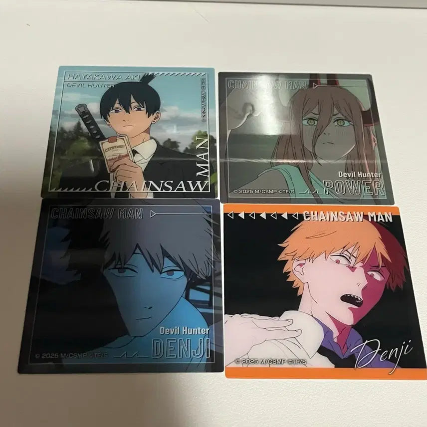 [BUNJANG] Chainsaw Man Denpaki Denji Power Aki Clear Card Set / 체인소맨 덴파키 덴지 파워 아키 클리어카드