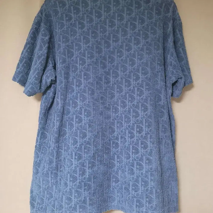 [BUNJANG] Dior Oblique Terry T-shirt Navy M / 디올 오블리크 테리반팔 네이비 M