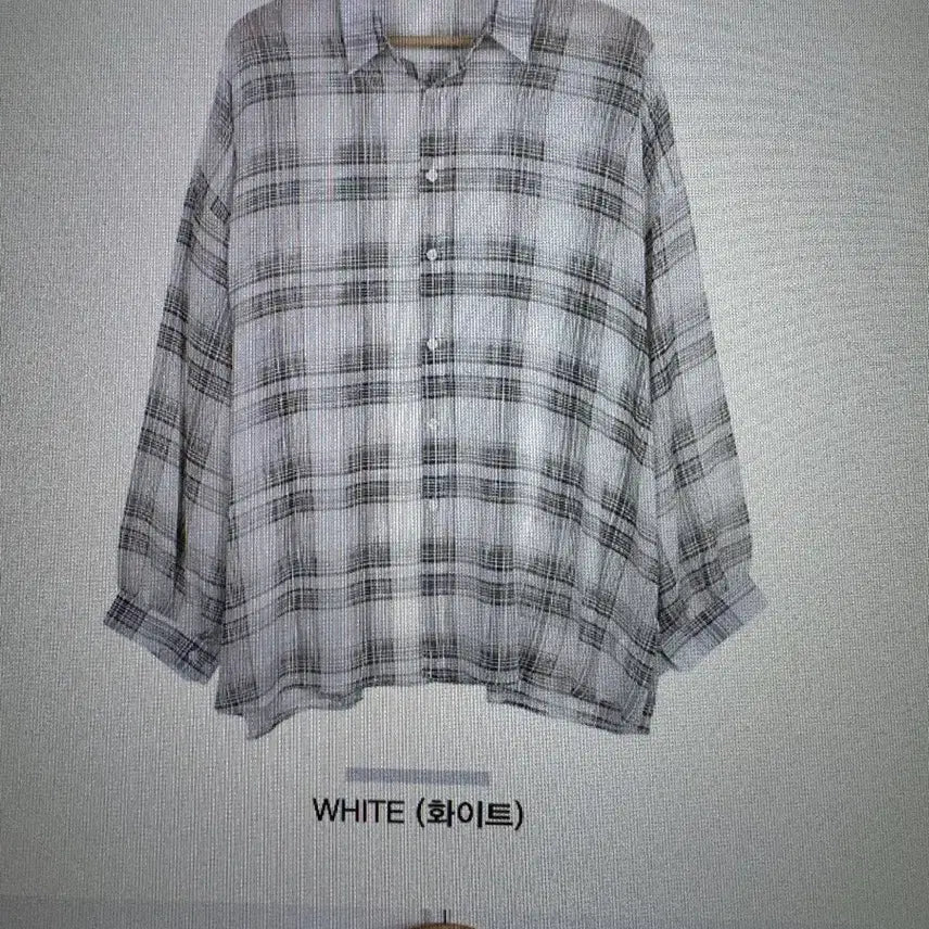 [BUNJANG] See-through Summer Check Oversized Fit Shirt / 시스루 썸머 체크오버핏 셔츠 만원팝니다