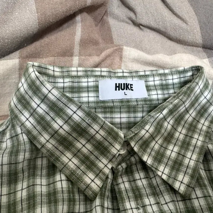 [BUNJANG] Hook Green Checkered Shirt / 후크 그린 체크셔츠 15000팝니다