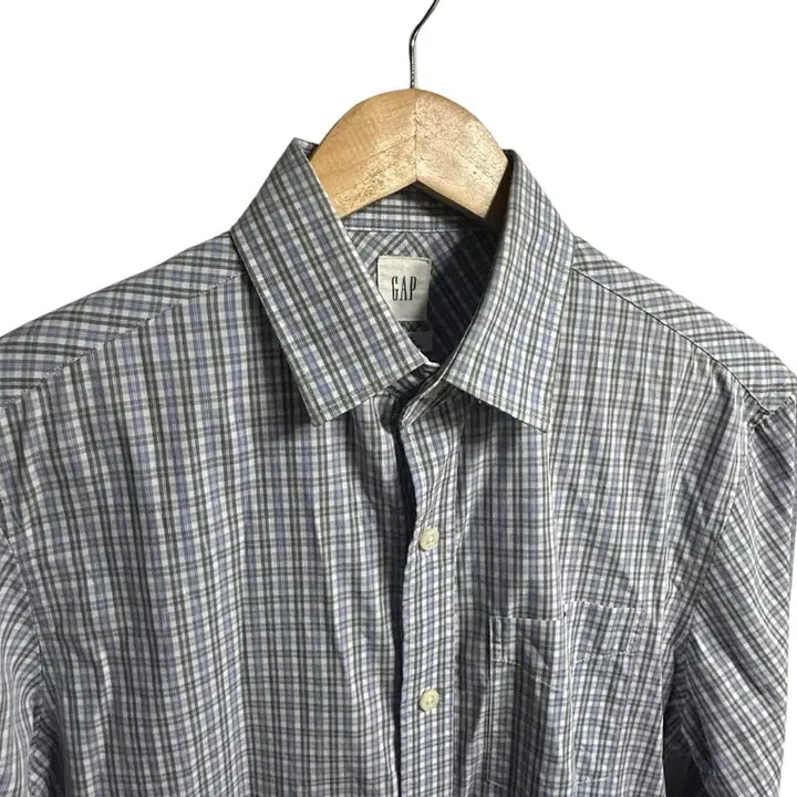 [BUNJANG] GAP Regular Fit Long Sleeve Check Shirt / 갭(GAP) 레귤러핏 긴팔 체크셔츠