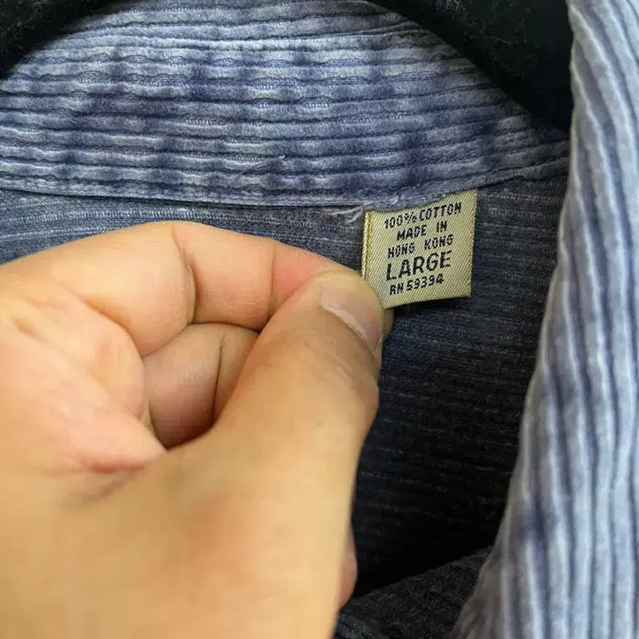[BUNJANG] At Last &amp; Co Corduroy Shirt / At Last &amp; Co 코듀로이 셔츠