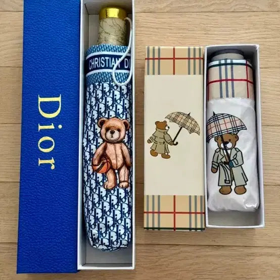 [BUNJANG] Luxury Style Umbrella Set (2 pcs, New) / 이쁜 명품스타일 우산2개(새제품)