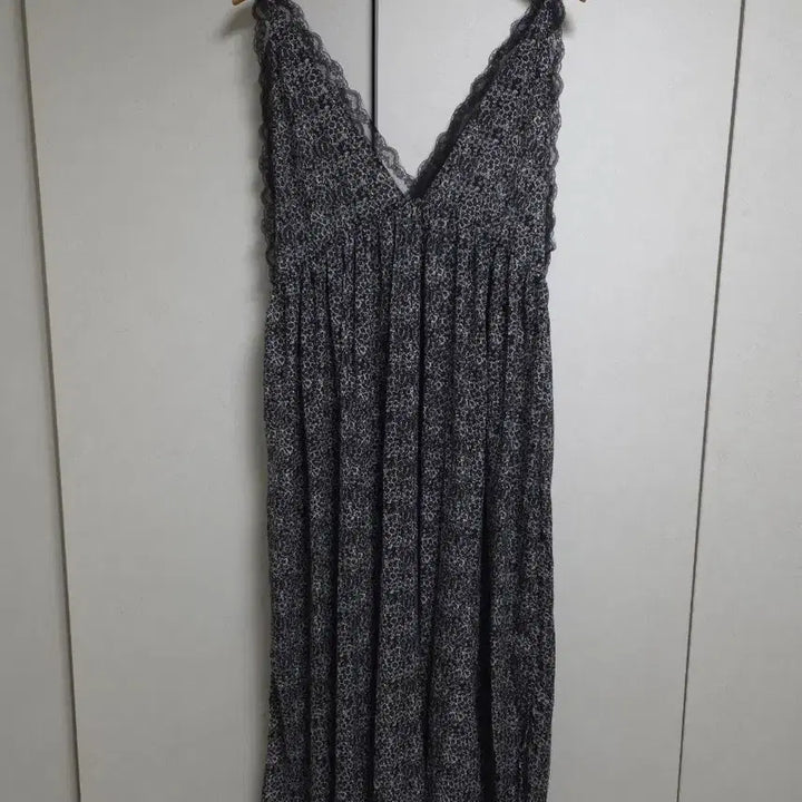 [BUNJANG] Floral Lace Bustier Long Dress / 새상품) 잔꽃 레이스 뷔스티에 롱원피스