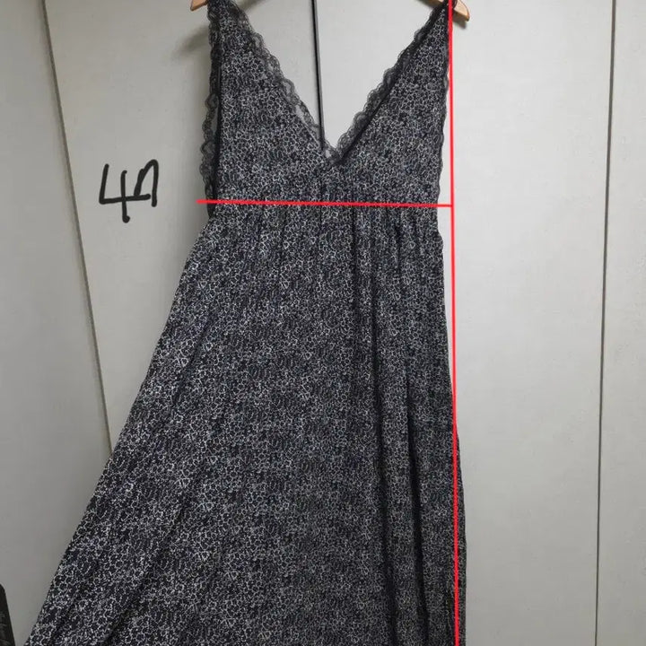 [BUNJANG] Floral Lace Bustier Long Dress / 새상품) 잔꽃 레이스 뷔스티에 롱원피스