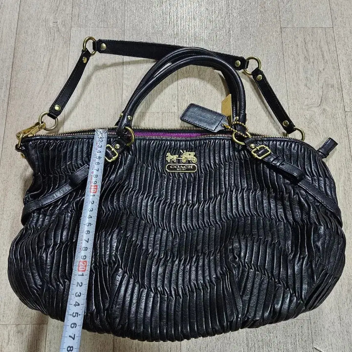 [BUNJANG] Coach Black Shoulder Bag / 코치 숄더백 블랙 가방