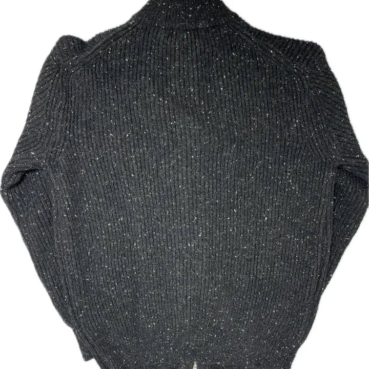 [BUNJANG] Knitly Zip-Up Cardigan Charcoal Size 3 / 니틀리 니트 집업 가디건 차콜 3사이즈