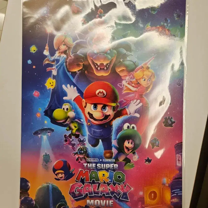 [BUNJANG] Super Mario Galaxy 4DX Poster (Unsealed) / 슈퍼 마리오 갤럭시 4DX 포스터 미개봉