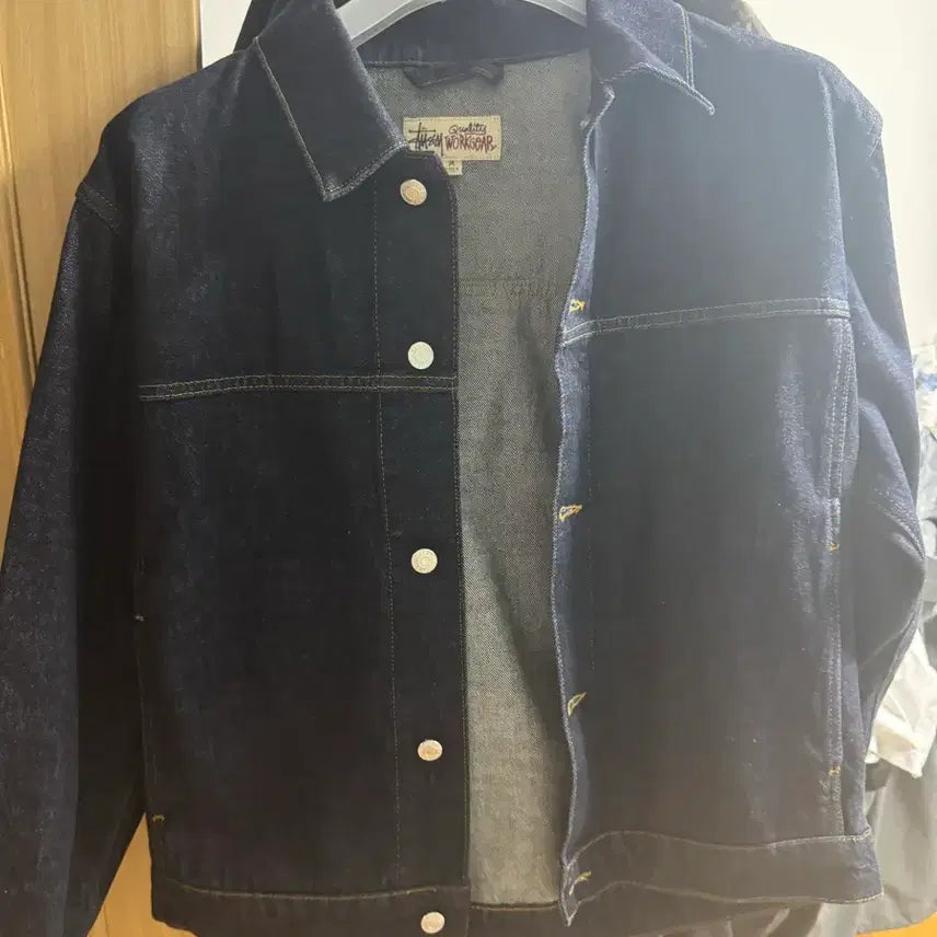 [BUNJANG] Stussy Denim Trucker Jacket / 스투시 데님 트러커 자켓