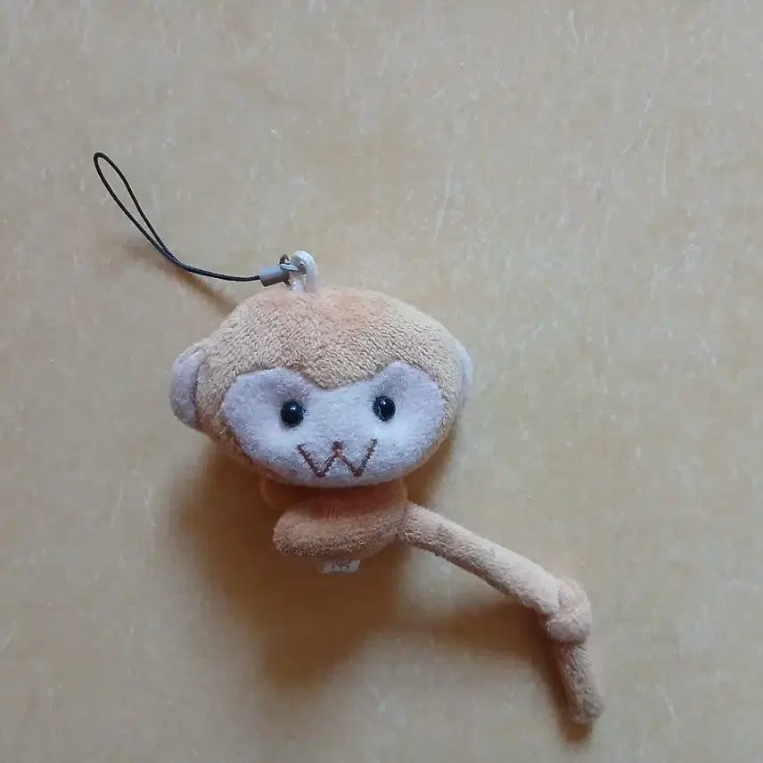 [BUNJANG] Vintage Monkey Plush Keychain Bag Charm / 고전 빈티지 원숭이 인형 키링 핸드폰고리