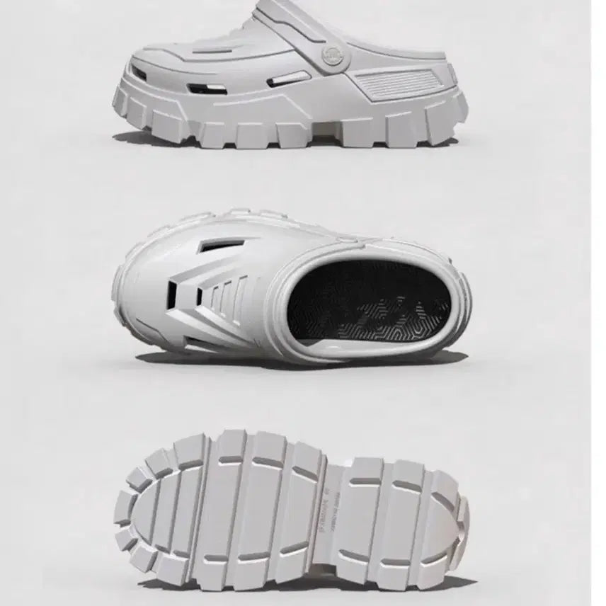 [BUNJANG] Chunky Platform Clogs with Height-Increasing Sole (5-6cm) / BB스타일 청키 플랫폼 클로그 키높이 5-6cm