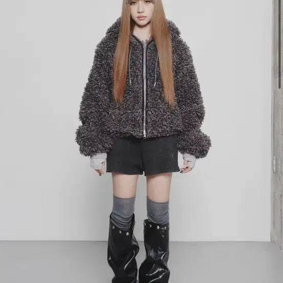 [BUNJANG] Dainitt Fur Hooded Jacket / 다이닛 퍼 후드자켓
