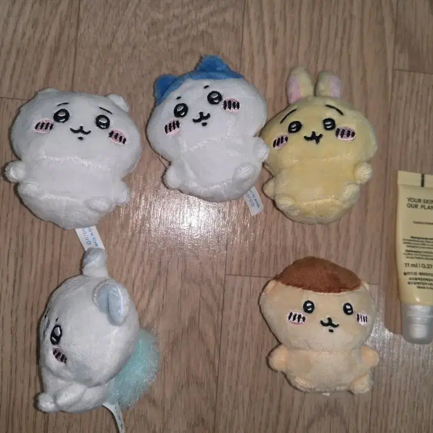 [BUNJANG] Chiikawa Hachiwari Usagi Kurimanjyu Momonga Mini Plush / [개봉품] 치이카와 하치와레 우사기 쿠리만쥬 모몽가 먼작귀 미니 인형