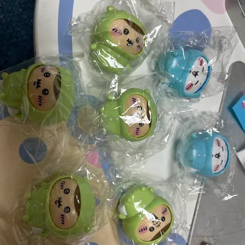 [BUNJANG] Chiikawa Face Random Keyring Hachware Kurimanju / 먼작귀 치이카와 페이스 랜덤 키링 하치와레 쿠리만쥬