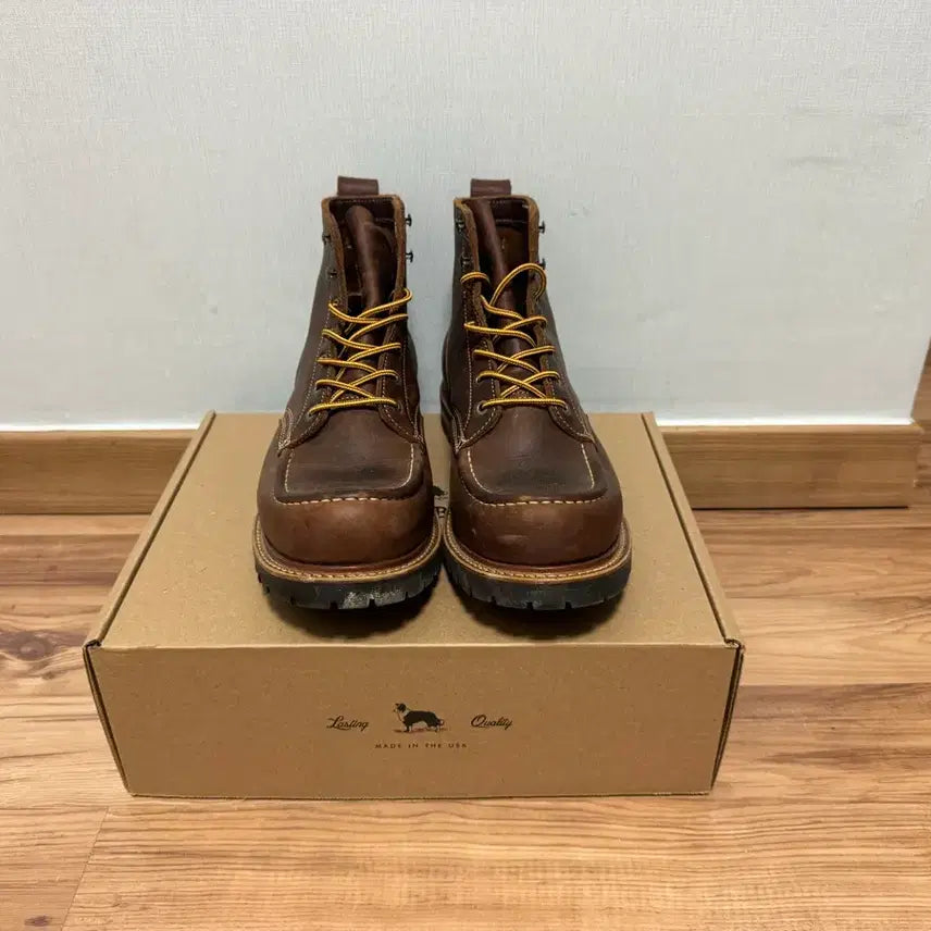 [BUNJANG] Truman Bundaker Moc Toe Work Boots 10D / 트루먼 워크부츠 분다커 목토 10D