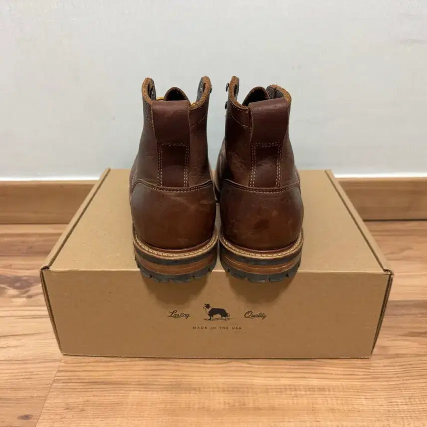 [BUNJANG] Truman Bundaker Moc Toe Work Boots 10D / 트루먼 워크부츠 분다커 목토 10D