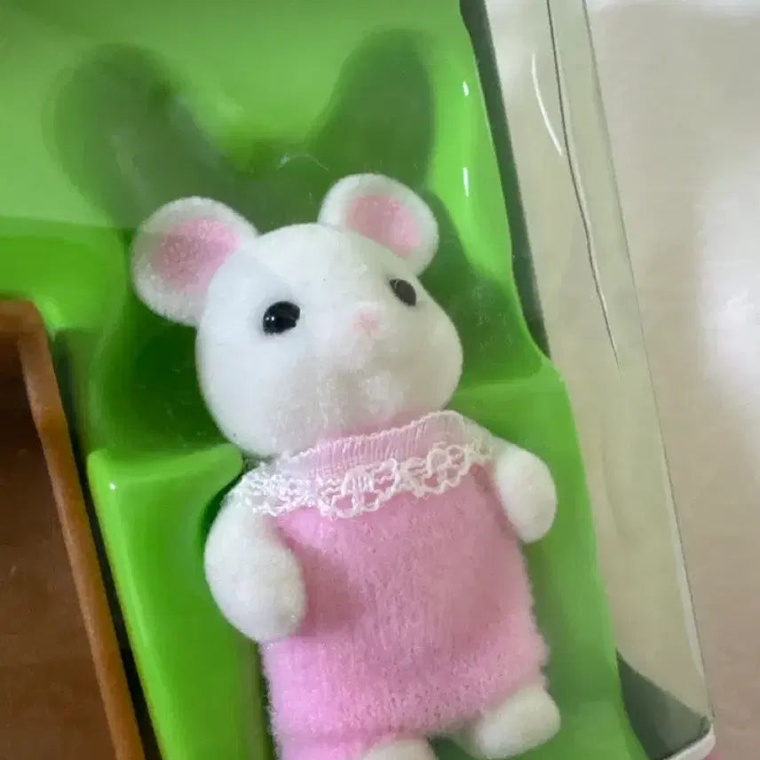 [BUNJANG] Sylvanian Families Old White Mouse Standing (Discontinued) / 실바니안 올드 새상품 흰쥐직립 단종품