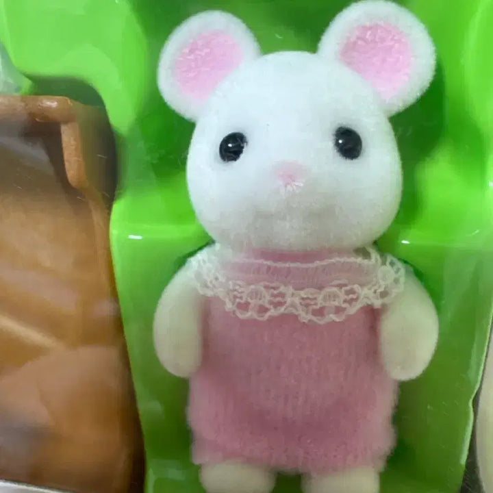 [BUNJANG] Sylvanian Families Old White Mouse Standing (Discontinued) / 실바니안 올드 새상품 흰쥐직립 단종품