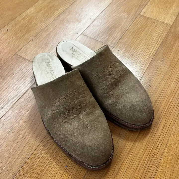 [BUNJANG] Native Western Suede Mules / (260) 네이티브 웨스턴 스웨이드 뮬