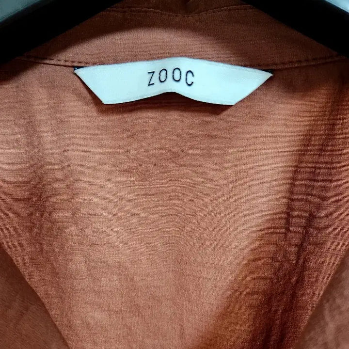 [BUNJANG] ZOOC Volume Sleeve Peplum Shirt Blouse (Camel) / [정품/55] 쥬크(ZOOC) 볼륨소매 페플럼 셔츠 블라우스 (카멜)