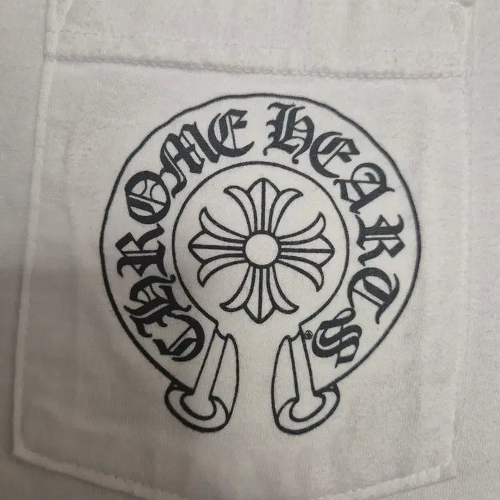 [BUNJANG] Chrome Hearts Horseshoe Pocket T-shirt White L / 정품 크롬하츠 홀스슈 반팔티 L