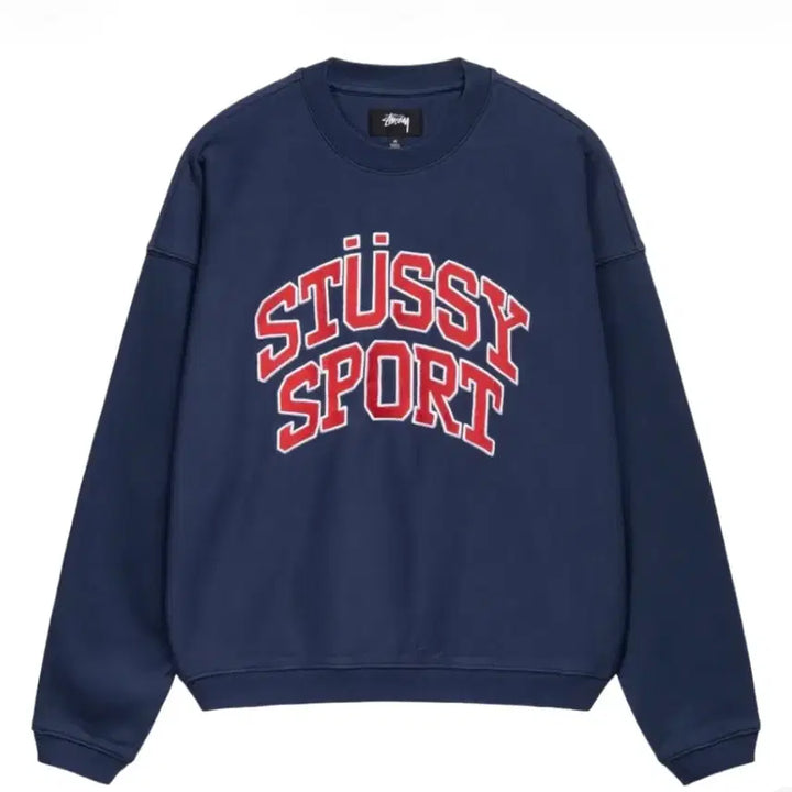 [BUNJANG] Stussy Relaxed Oversized Crewneck Navy / [M] 스투시 릴렉스드 오버사이즈 크루넥 네이비