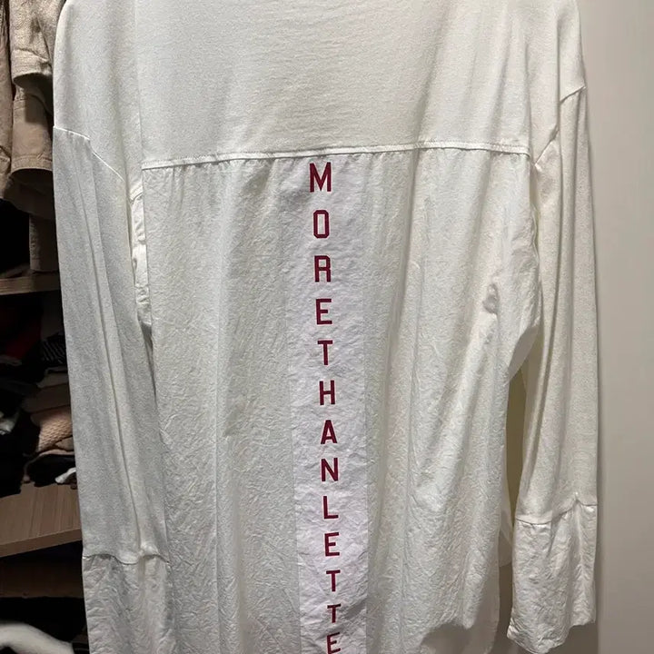 [BUNJANG] ZARA Mixed Material Long Sleeve Shirt-Tee / 자라 셔츠느낌 티.앞뒤 믹스소재