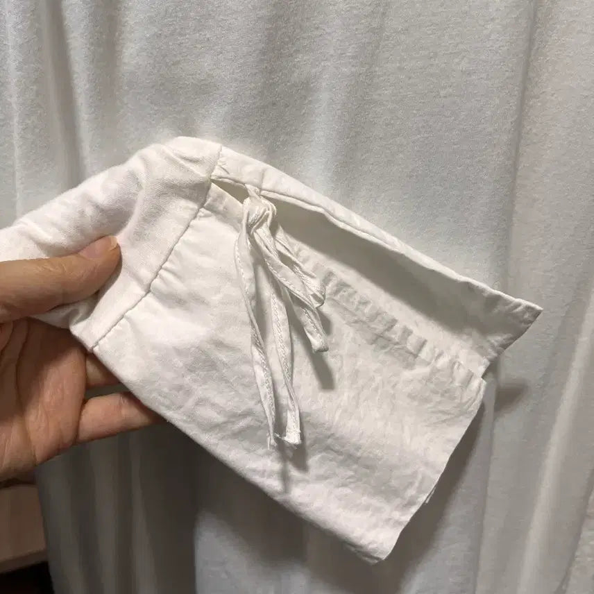 [BUNJANG] ZARA Mixed Material Long Sleeve Shirt-Tee / 자라 셔츠느낌 티.앞뒤 믹스소재