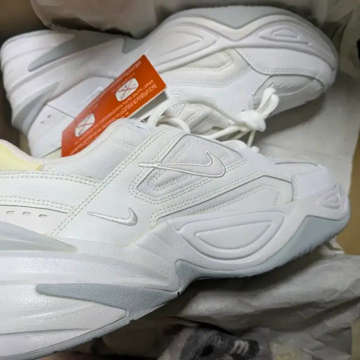 [BUNJANG] Nike M2K Tekno White Pure Platinum Sneakers (Size 240) / 240 W 나이키 M2K TEKNO 화이트 퓨어 플래티넘 NIKE 새상품