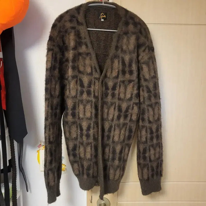 [BUNJANG] Needles Mohair Cardigan Brown XL / 니들스 모헤어 브라운 가디건 XL