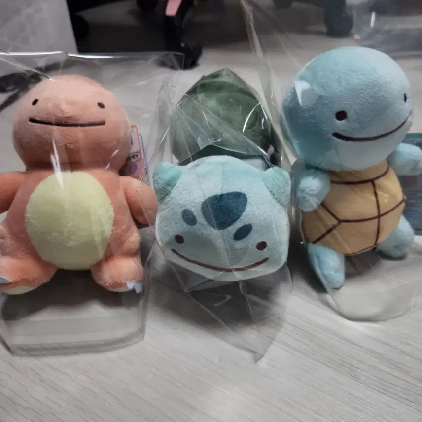 [BUNJANG] Ditto Transformation Set (Bulbasaur, Charmander, Squirtle) / [메타몽 놀이터] 변신 메타몽 3종 일괄 / 이상해씨, 파이리, 꼬부기