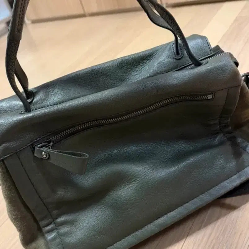 [BUNJANG] Breal Khaki Tote Bag &amp; Crossbody Bag / BREAL 카키색 토트백 &amp; 크로스백